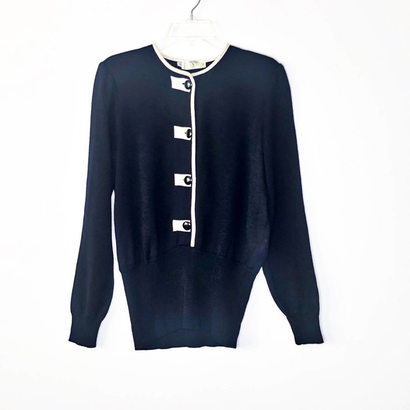Valentino Sweaters - Valentino Vintage Wool Button Pullover Sweater 8